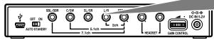 SONY DR-GA500 - Raccordez le processeur au périphérique audio de la manière illustrée ci-dessous. - 2