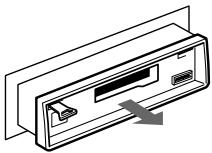 SONY XR-1803 - A készülék kivétele - 4
