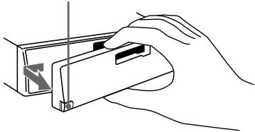 SONY XR-1803 - Zdejmowanie przedniej ścianki - 1