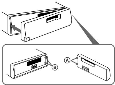 SONY XR-1803 - Zakładanie przedniej ścianki - 1