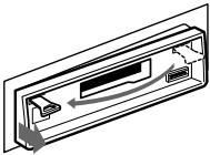 SONY XR-3753 - Az egység kivétele - 3