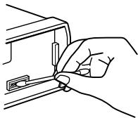 SONY XR-5800R - Limpeza dos connectores - 1