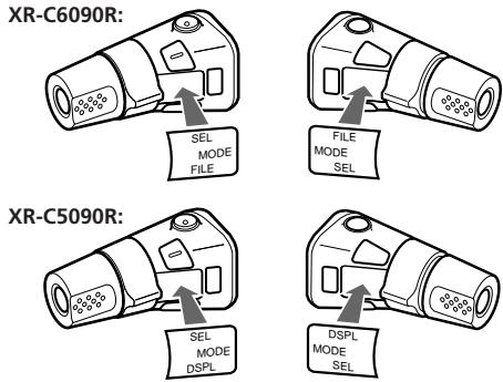 SONY XR-C5090R - Preparação do comando rotativo - 1