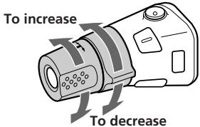 SONY XR-C5090R - Changing the operative direction - 1