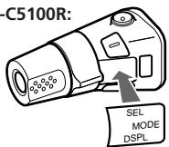 SONY XR-C5100R - Preparação do commando rotativo - 3