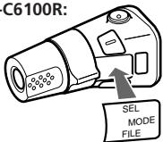 SONY XR-C5100R - Preparação do commando rotativo - 1