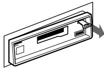 SONY XR-C5120R - Dismounting the unit - 2