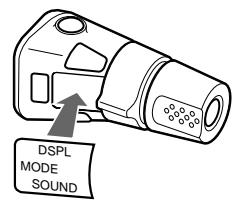 SONY XR-C5120R - Preparar o commando rotativo - 2