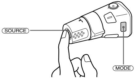 SONY XR-C7500R - By pressing buttons (the SOURCE and MODE buttons) - 1