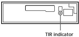 SONY XR-C8100R - TIR indicator - 1