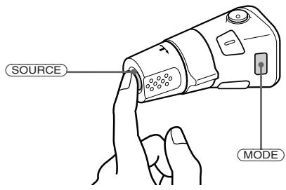 SONY XR-C8100R - By pressing buttons (the SOURCE and MODE buttons) - 1
