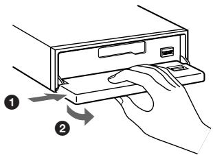 SONY XR-C8100R - Retirar o painel frontal - 1