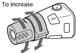 SONY XR-C8100R - Changing the operative direction - 1