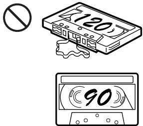 SONY XR-C8100R - Cuidados de los cassettes - 3