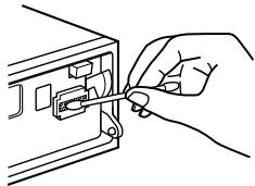 SONY XR-C8100R - Limpeza dos conectores - 1