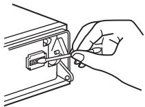 SONY CDX-GT500 - Reinigen der Anschlüsse - 1