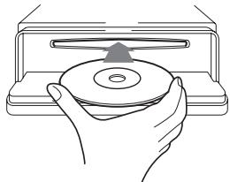 SONY CDX-GT500 - Inserting the disc in the unit - 1