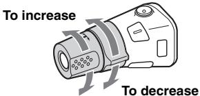 To increase To decrease