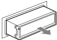 SONY CDX-GT500 - Remove the unit. - 3