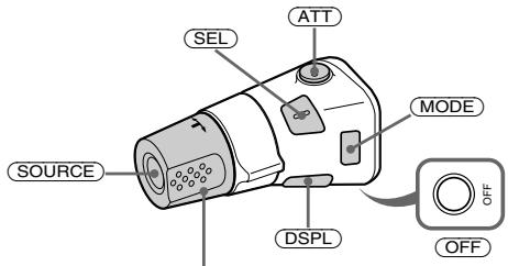 SONY CDX-L420V - Werken met de bedieningssatelliet - 2