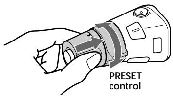 SONY CDX-L420V - By pushing in and rotating the control - 1
