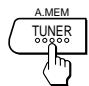 SONY XR-3501MK2 - Tuning in by Adjusting the Frequency - Manual Tuning - 1