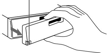 SONY XR-3501MK2 - Rimozione del pannello anteriore - 1