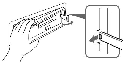 SONY XR-3501MK2 - Ausbauendes Geräts - 3