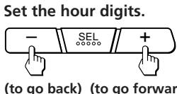 SONY XR-3501MK2 - Setting the Clock - 2