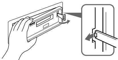 SONY XR-3501MK2 - Dismounting the Unit - 3