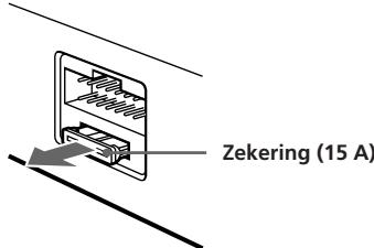 SONY XR-3501MK2 - Zekering verrangen - 1