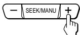 SONY XR-3501MK2 - Tuning in by Adjusting the Frequency - Manual Tuning - 3