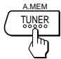 SONY XR-3500MK2 - Tuning in by Adjusting the Frequency - Manual Tuning - 1