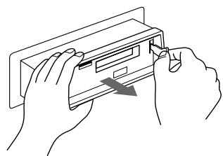 SONY XR-3500MK2 - Dismounting the Unit - 4