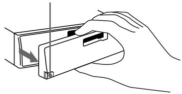 SONY XR-3500MK2 - Extracción del panel frontal - 1