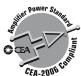 SONY CXS-M2016 - AUDIO POWER SPECIFICATIONS - 1