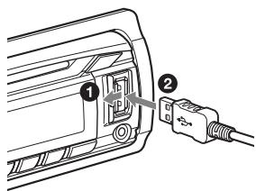 Diagram showing a device panel with labeled components and connection points.