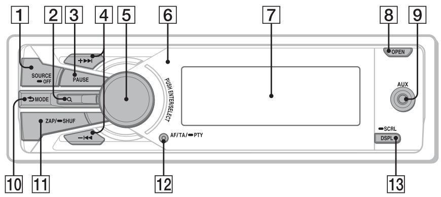 SONY DSX-S100, DSX-S300 - Unità principale - 1