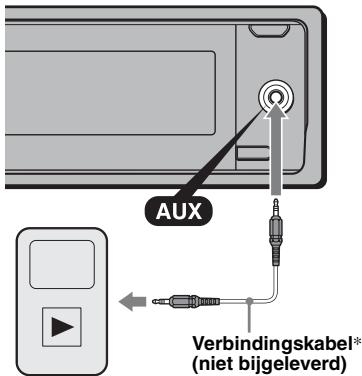 SONY DSX-S100, DSX-S300 - Een draagbaar audioapparaat aansluiten - 1