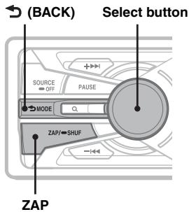 SONY DSX-S100, DSX-S300 - Searching a track by listening to track passages — ZAPPIN™ - 1