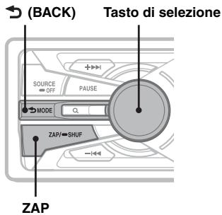 SONY DSX-S100, DSX-S300 - Ricerca di un brano in base all'ascolto di porzioni di brani — ZAPPIN™ - 1