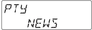 SONY DSX-S100, DSX-S300 - Auswahlen des Programmtypes (PTY) - 1