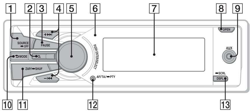 SONY DSX-S100, DSX-S300 - Hoofdeenheid - 1