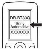 SONY XNV-L66BT TOMTOM,  XNV-L77BT TOMTOM - Starten Sie vom Bluetooth-Gerät aus die Suche nach thisem Gerät. - 1