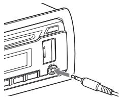 SONY MEX-N5000BT - Connexion d'un autre apparéil audio portatif - 1