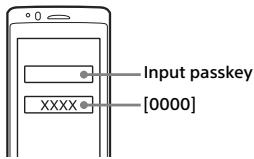 SONY MEX-N5000BT - Pairing and connecting with a BLUETOOTH device - 5