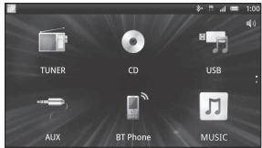 SONY MEX-N5000BT - Selezione della sorgente o dell'applicazione - 1