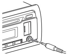 SONY MEX-N5000BT - Connecting Other Portable Audio Device - 1