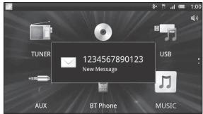 SONY MEX-N5000BT - Annunci di informazioni tramite la guida vocale (solo Telefono Android) - 1