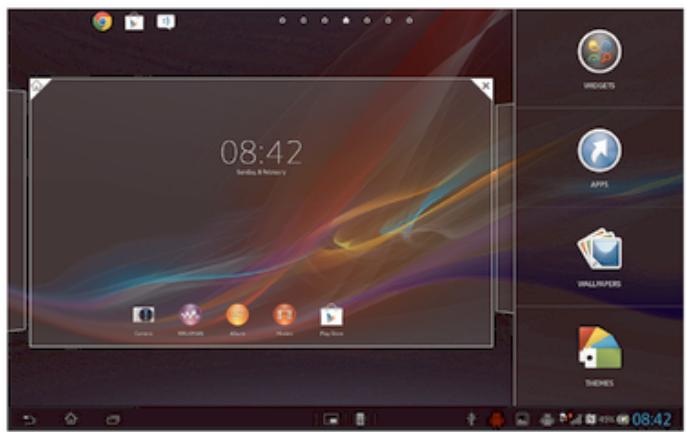 SONY XPERIA TABLET Z 16GO - Écran d'accueil - 2
